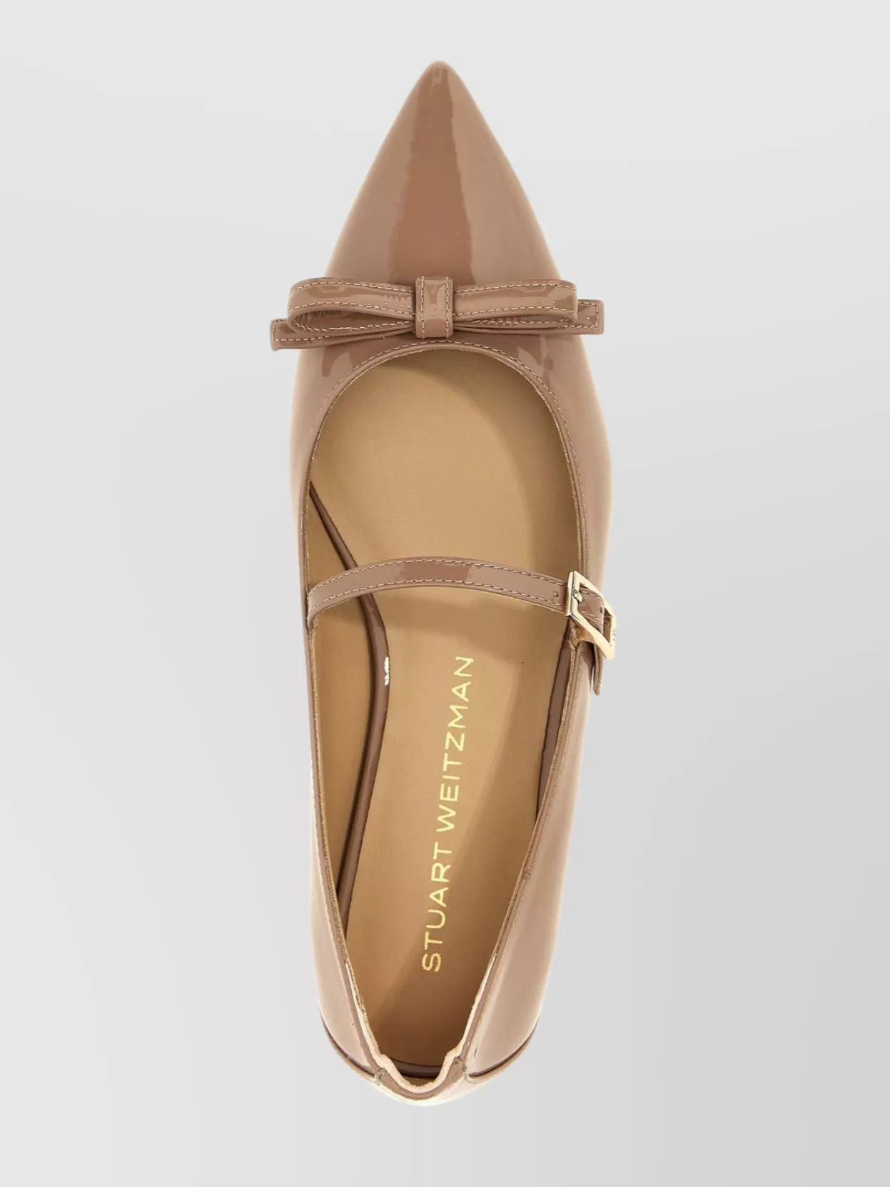 Stuart Weitzman Chic Pointed Toe Ballerina Shoes