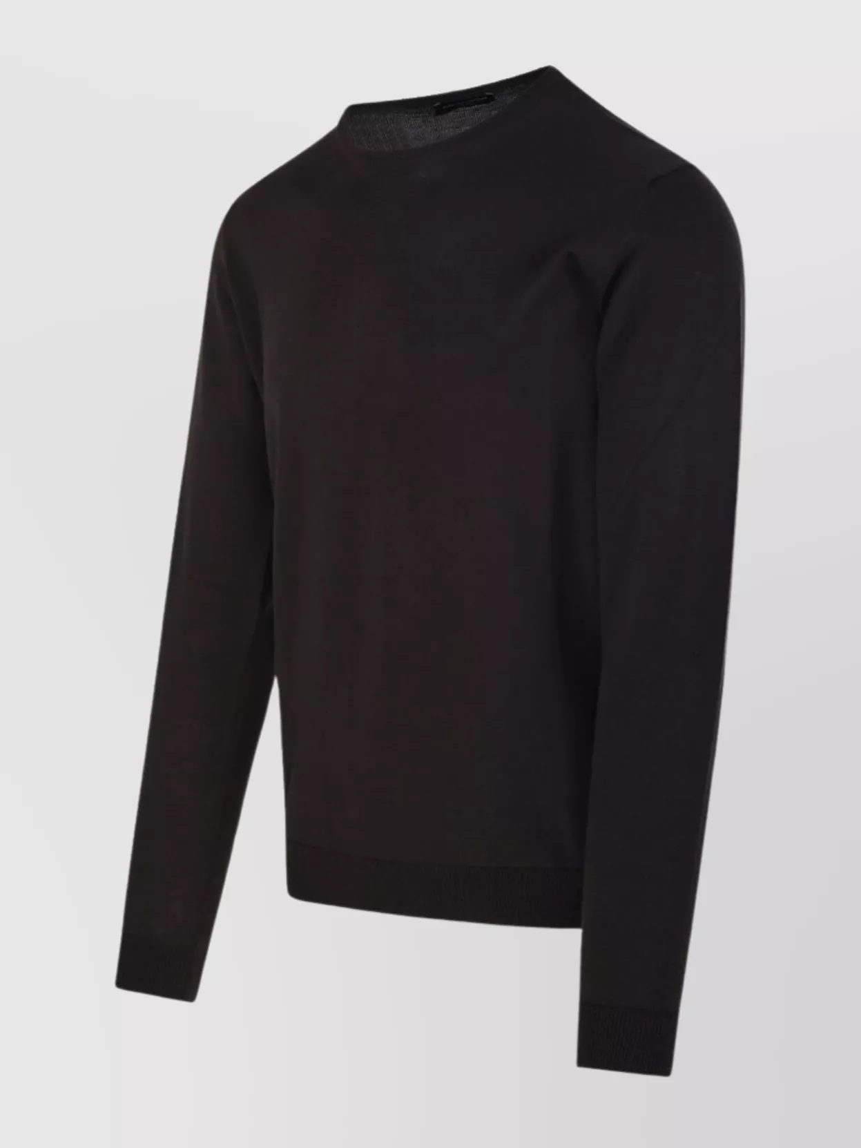 Roberto Collina Ribbed Crew Neck Sweater With Long Sleeves
