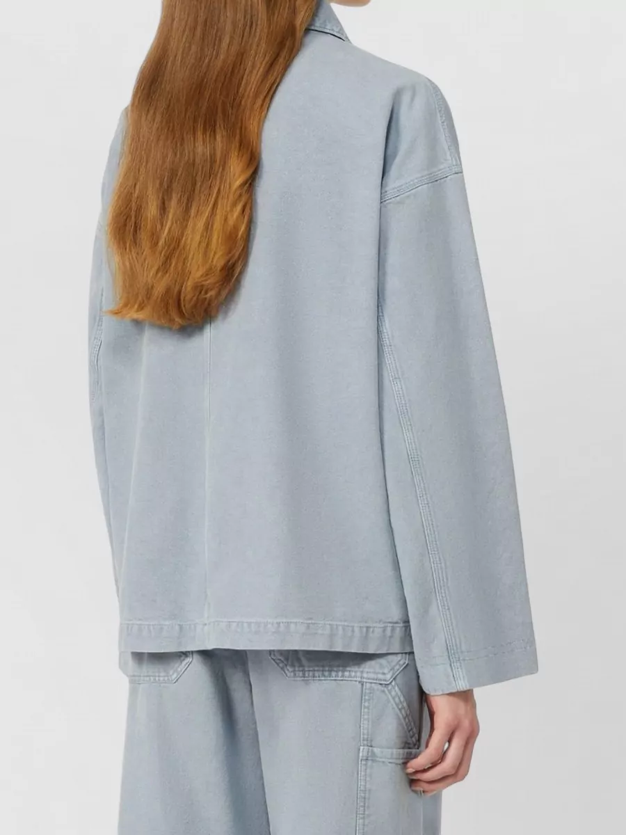 Weekend Max Mara Collared Jacket Chest Pocket Patch Pockets