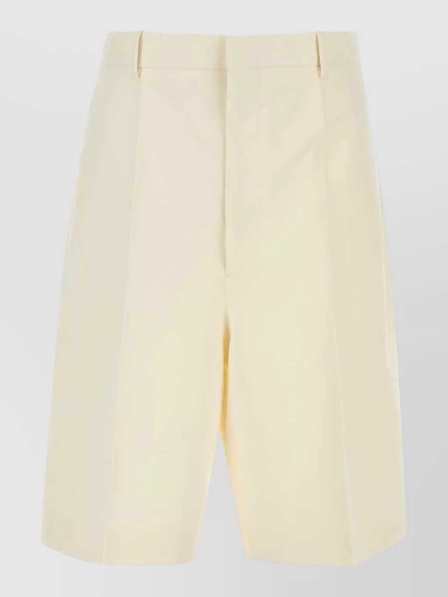 Bottega Veneta silk-blend tailored bermuda shorts