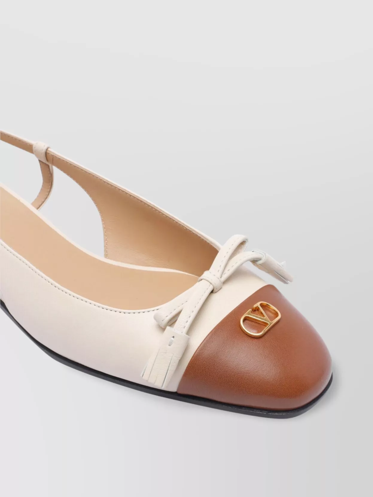 Valentino Garavani Royal Valet Slingback Ballerina Shoes