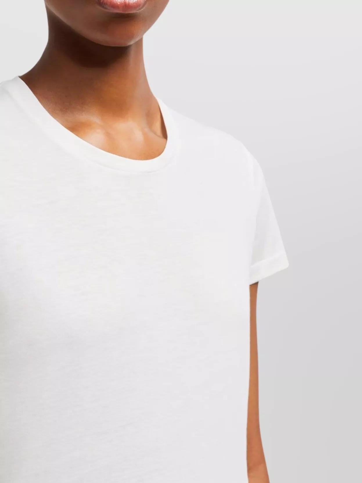 Moncler Logo Patch Crew Neck Cotton Jersey T-Shirt