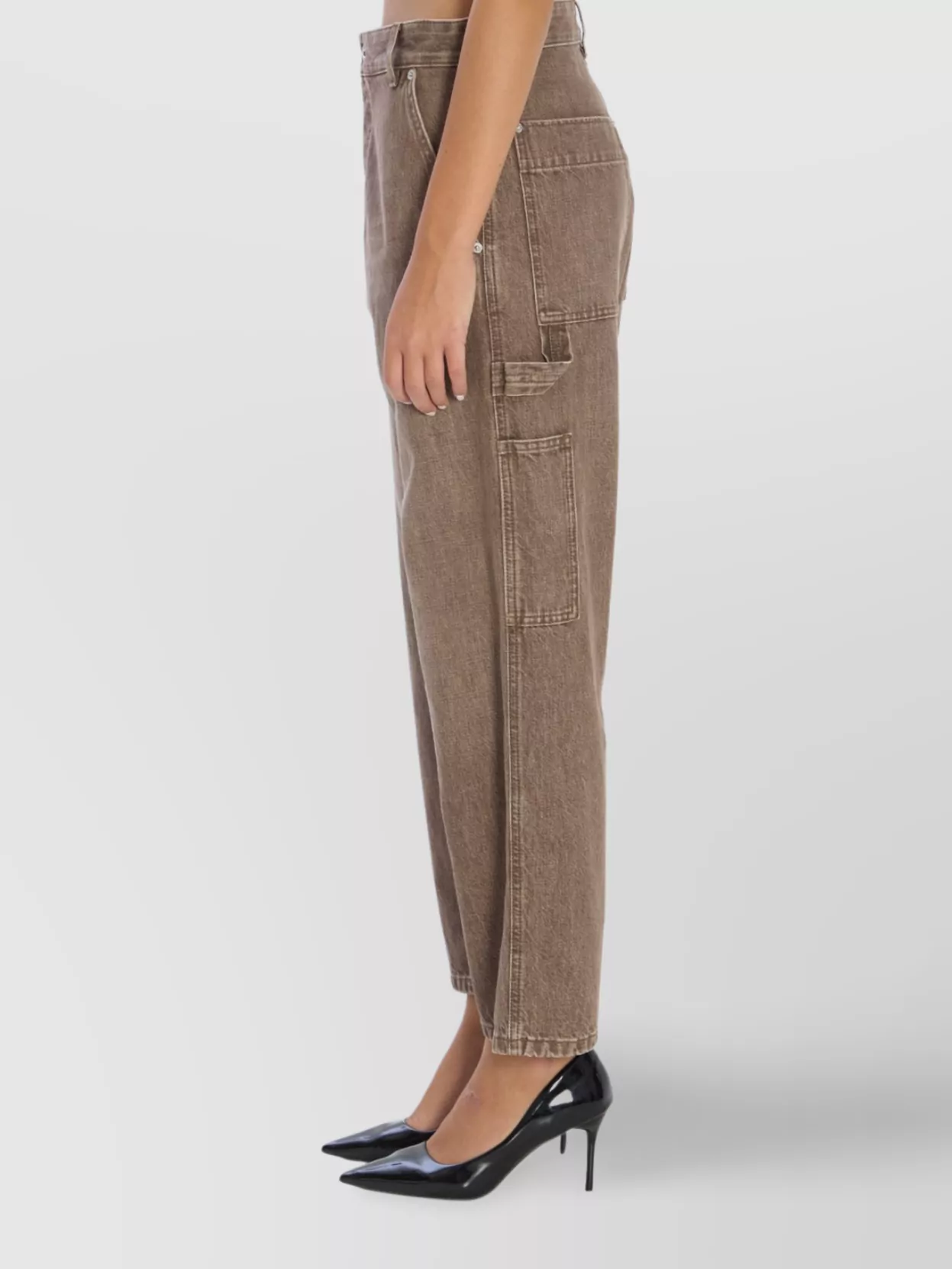 Bottega Veneta Cargo Style Jeans Featuring Multiple Pockets