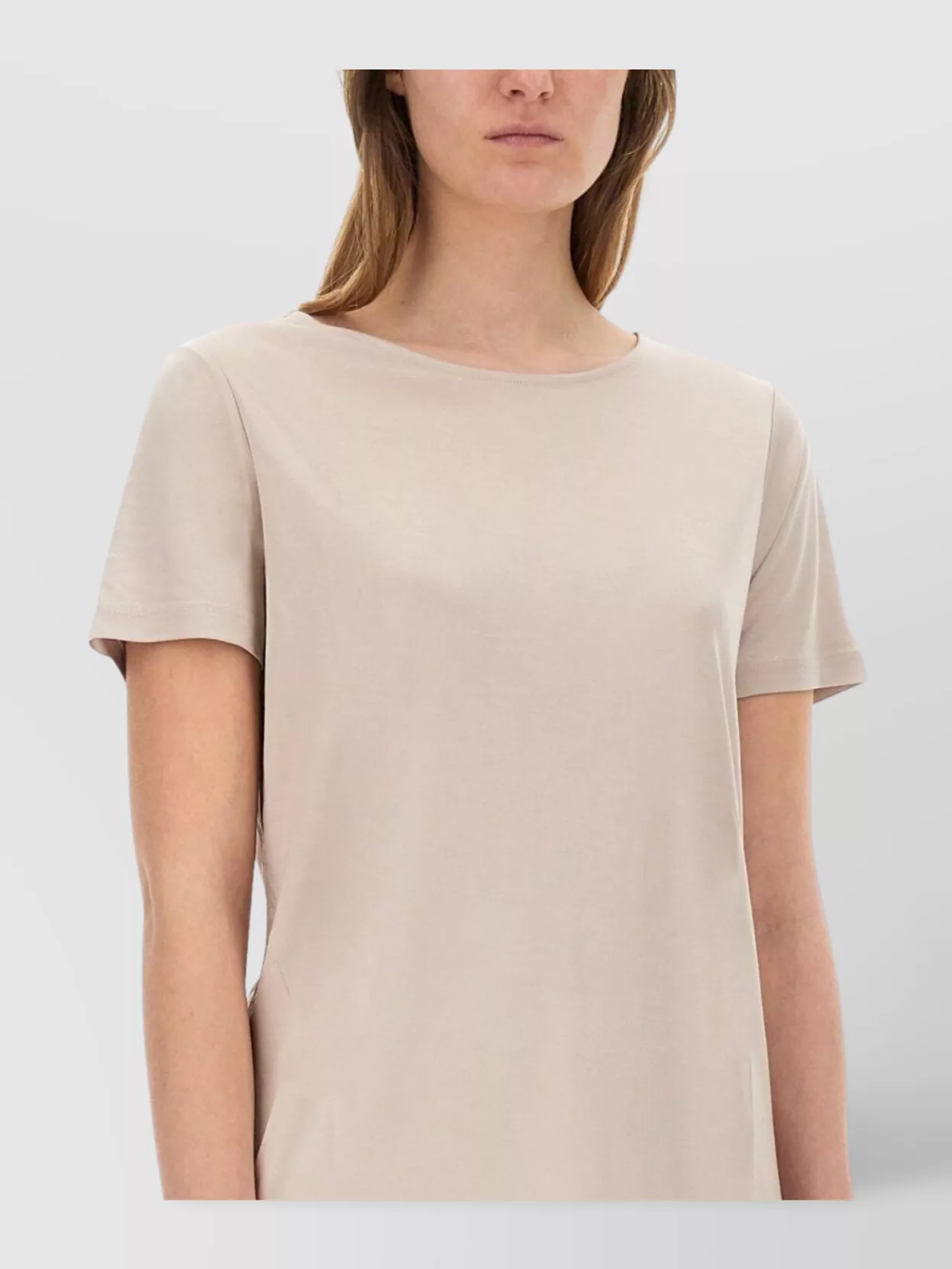 Fay Basic Round Neck Short Sleeve T-Shirt