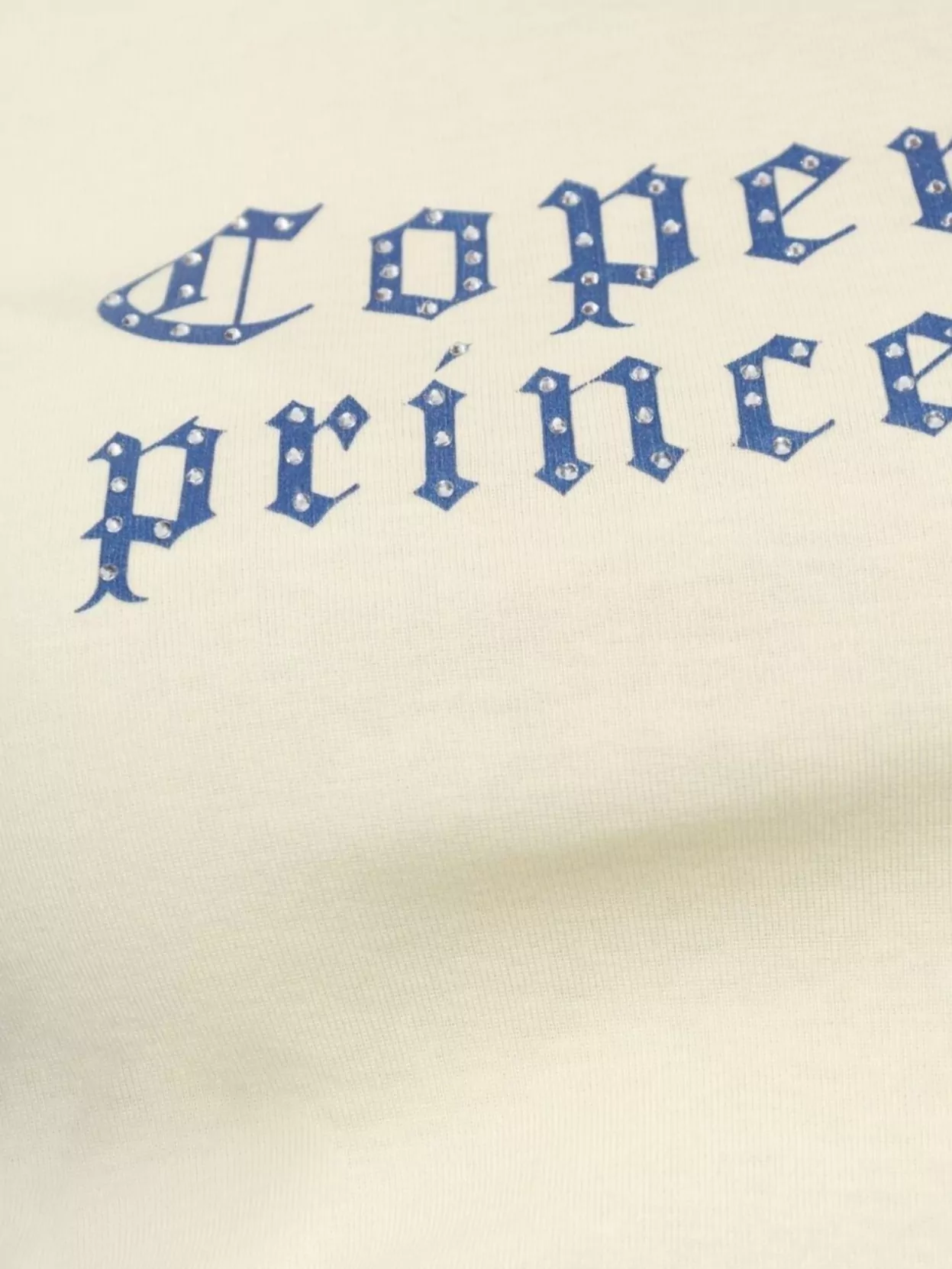 Coperni Crew Neck Graphic Print Top