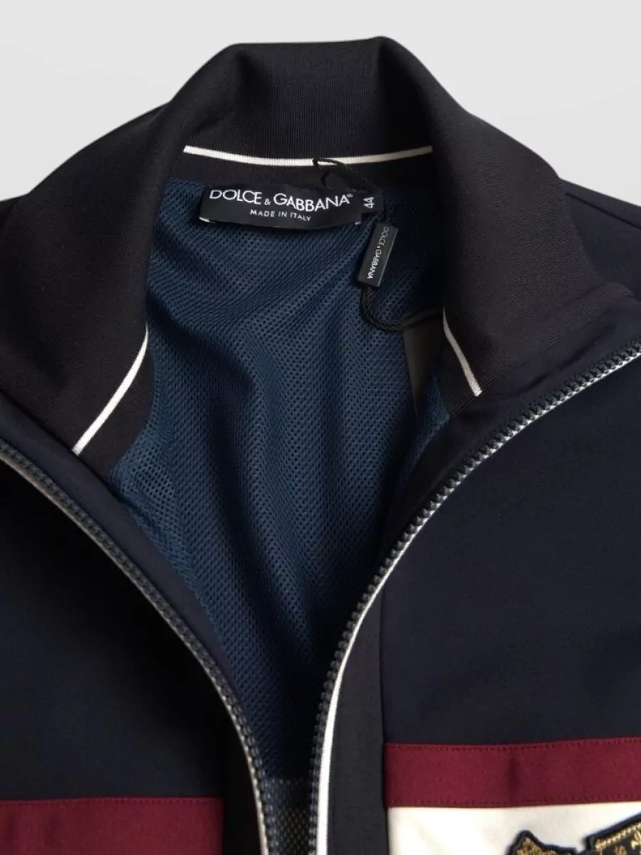 Dolce&Gabbana Striped Zip Track Jacket