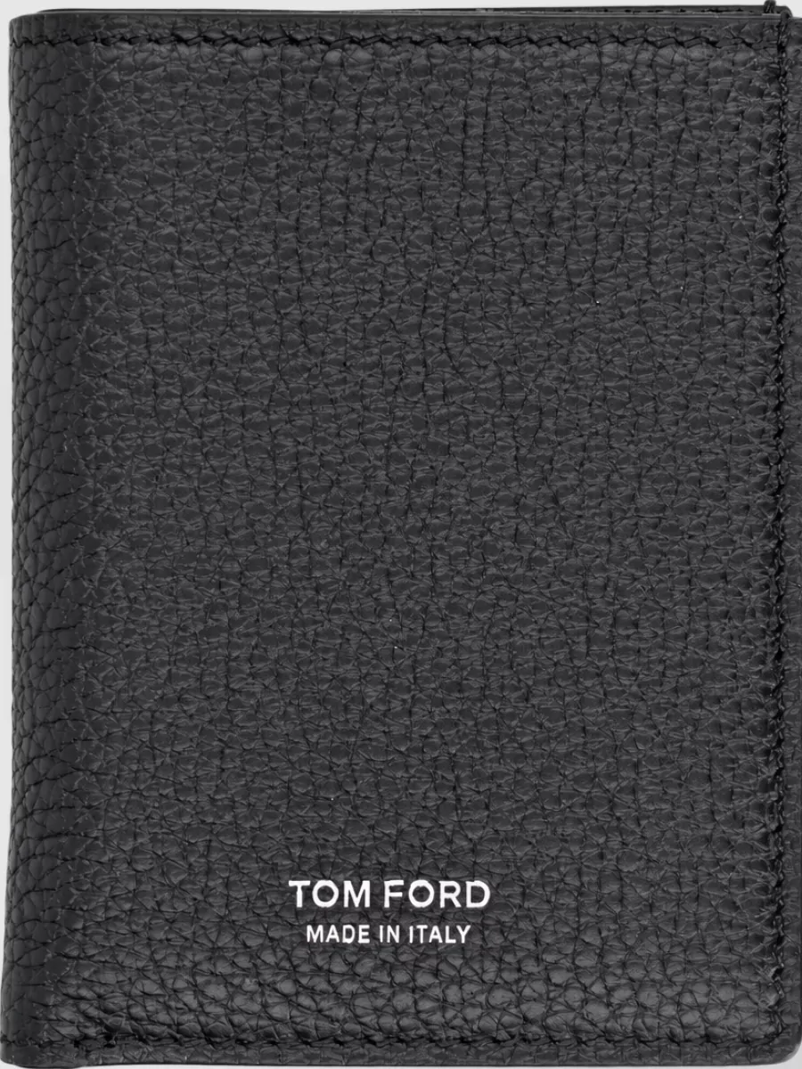 Tom Ford leather folded cardholder
