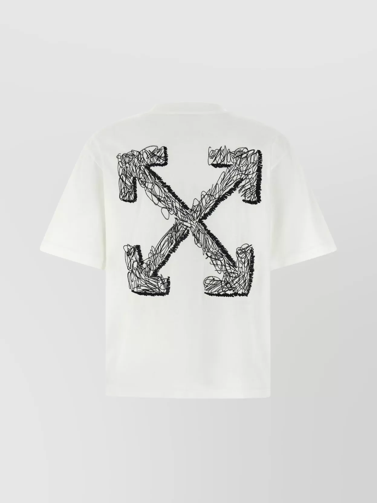 Off-white Arrow Design Skate Graphic T-shirt In White