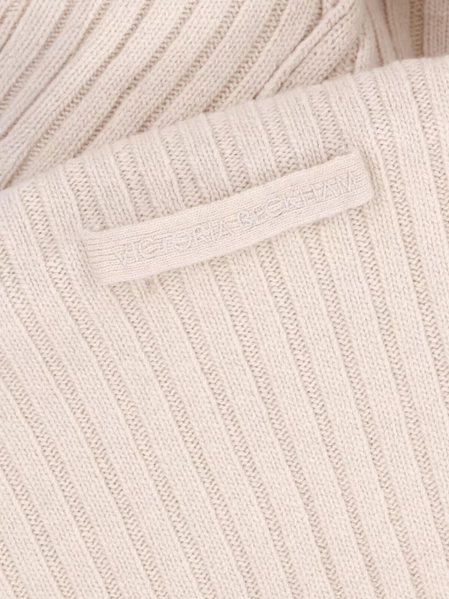 Victoria Beckham Cashmere Merino Wool Crewneck Sweatshirt