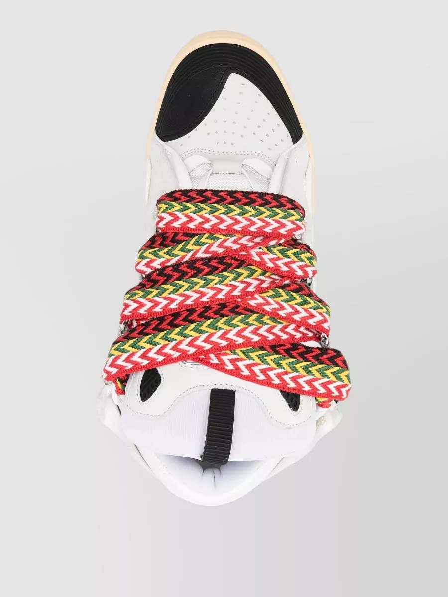 Lanvin Low Top Sneakers Pull Tab Rubber Sole