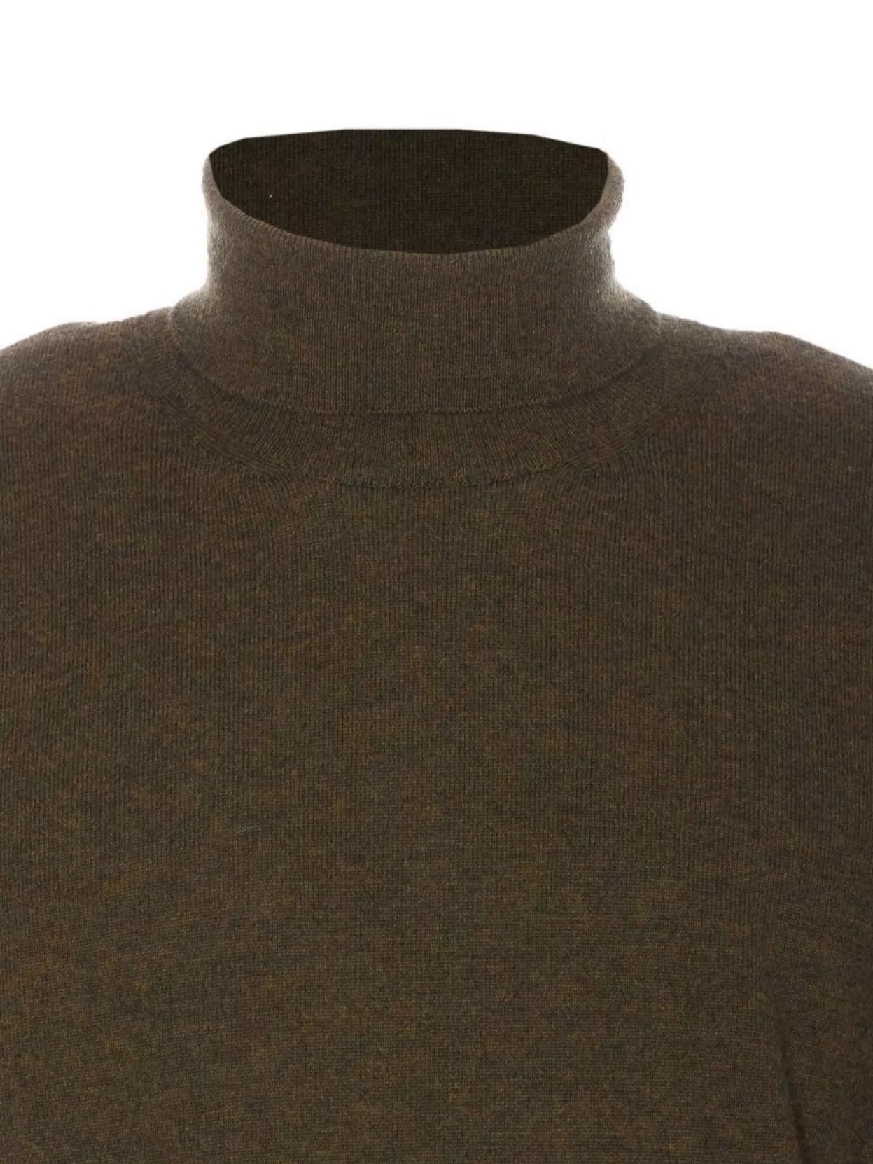 Maison Margiela High Neck Long Sleeve Sweater With Patches