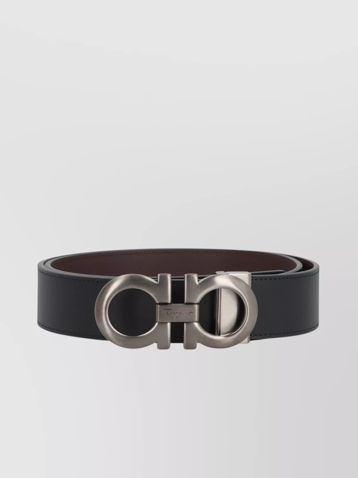 Ferragamo Leather Belt Reversible Design