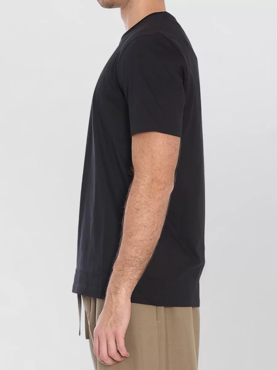 The Row Cotton Ribbed Crew-Neck Short-Sleeve T-Shirt