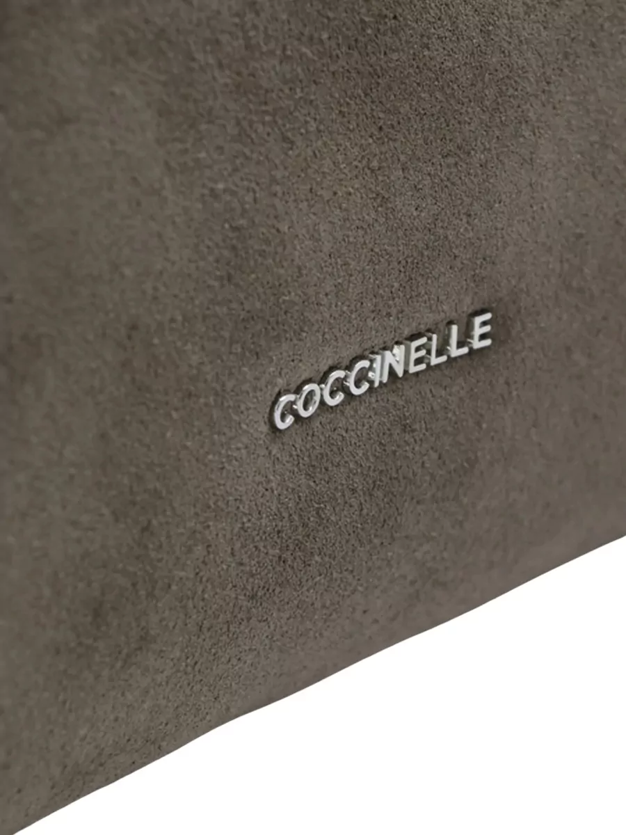 Coccinelle Leather Suede Clutch Bag