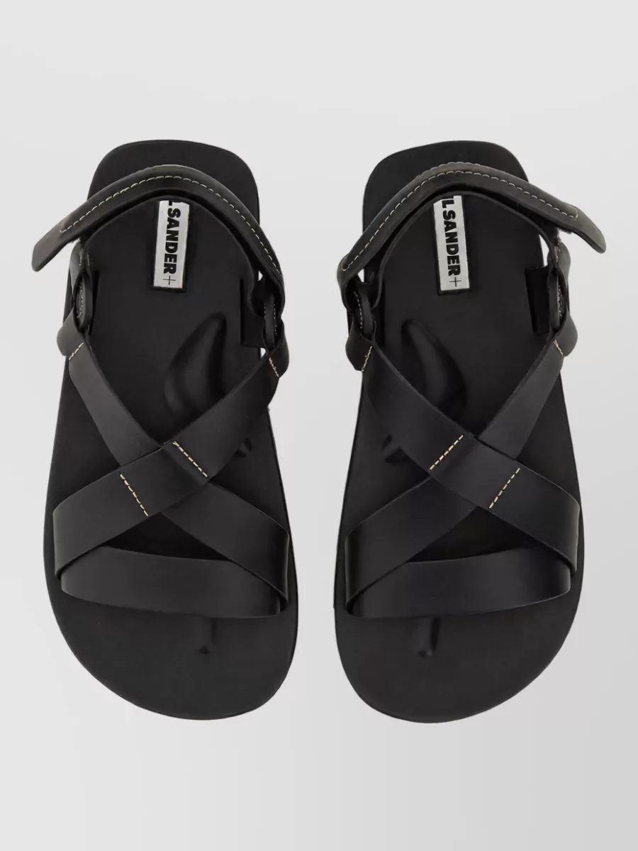Jil Sander Leather Sandals