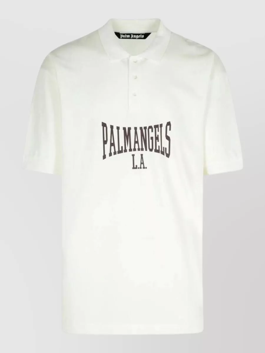 Palm Angels cotton polo shirt