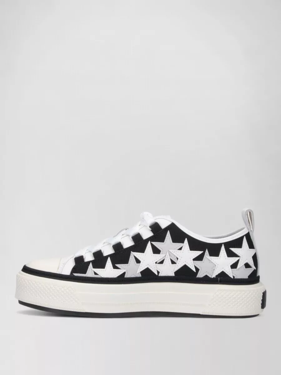 Amiri Low Top Sneakers Star Pattern Rubber Sole