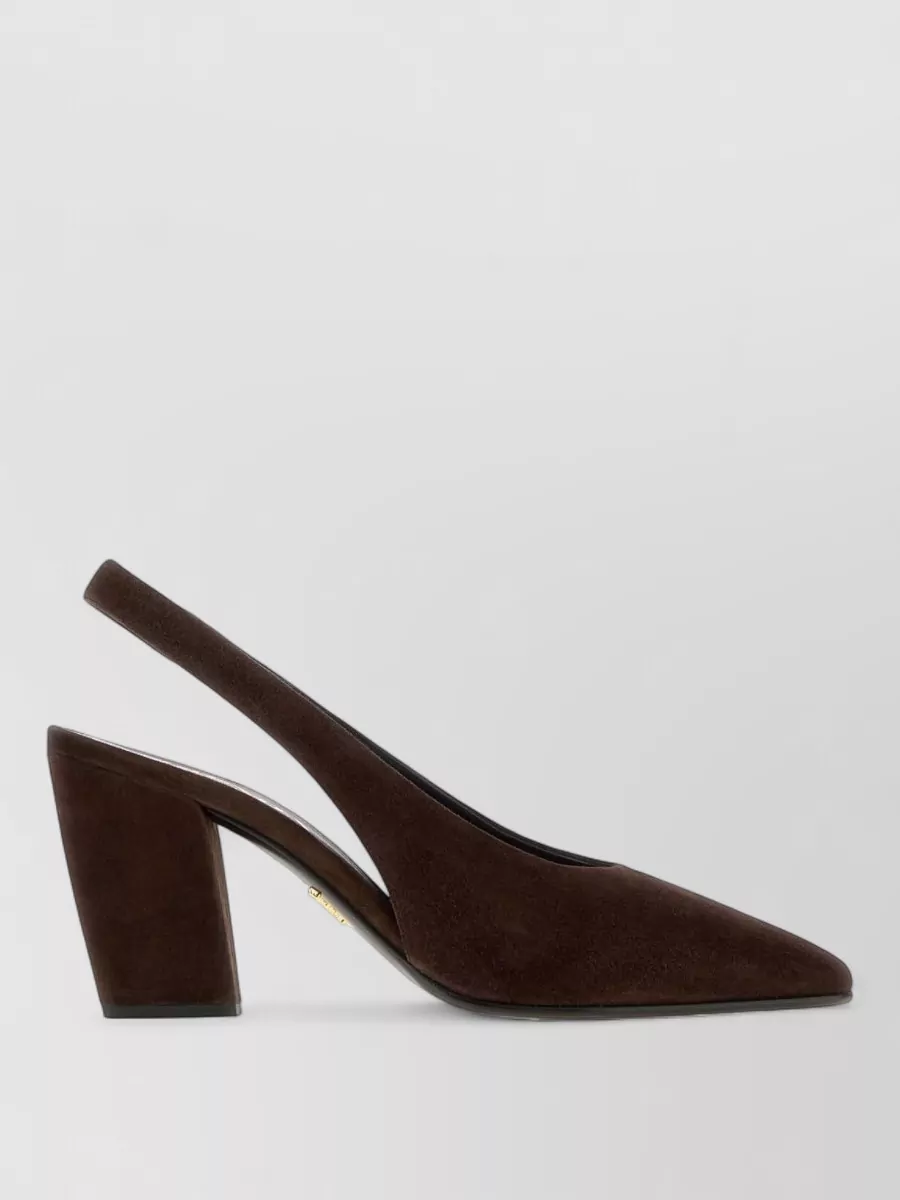 Prada suede mules