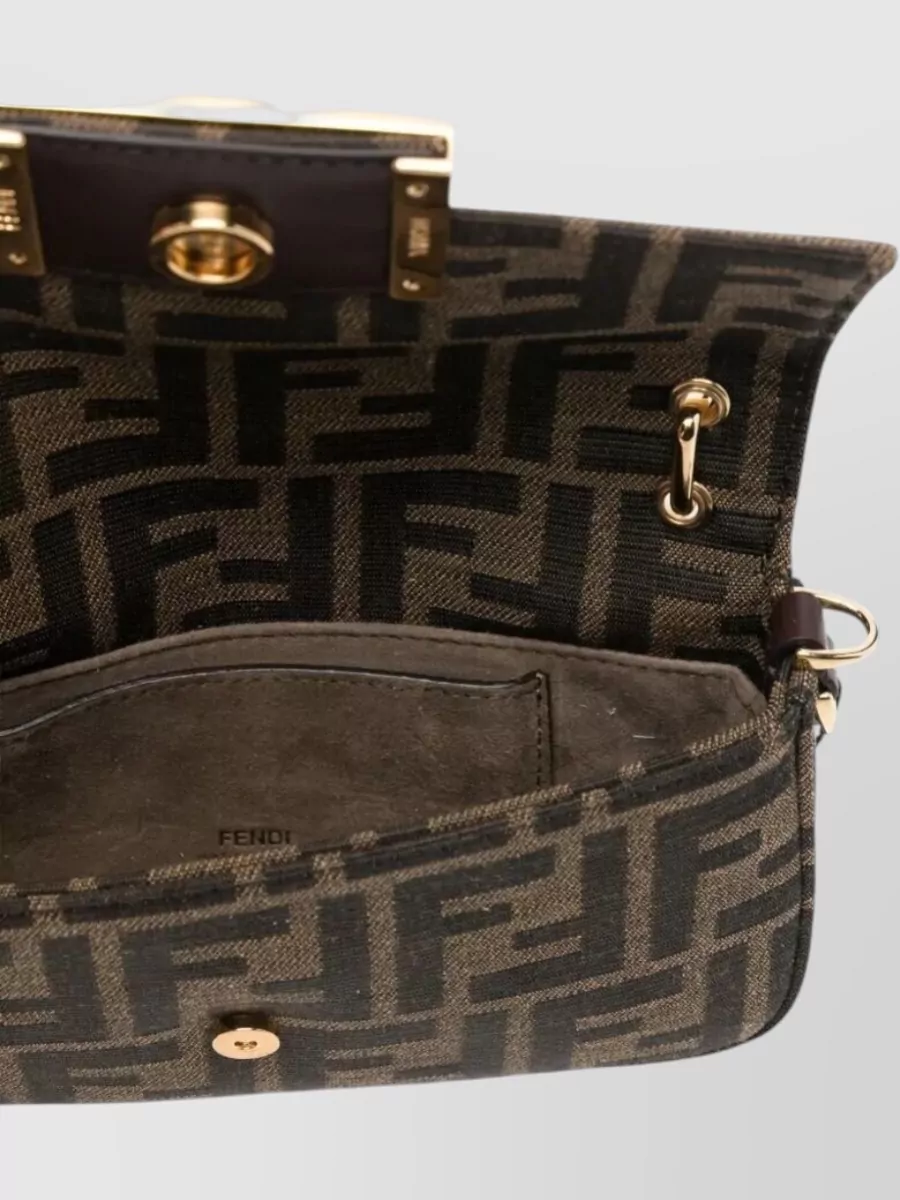 Fendi Phone Bag With Top Handle And Strap