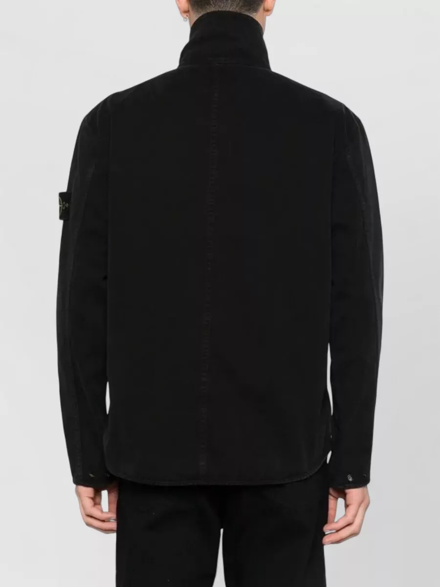 Stone Island Comfort-Fit Cotton Zip Shirt Jacket
