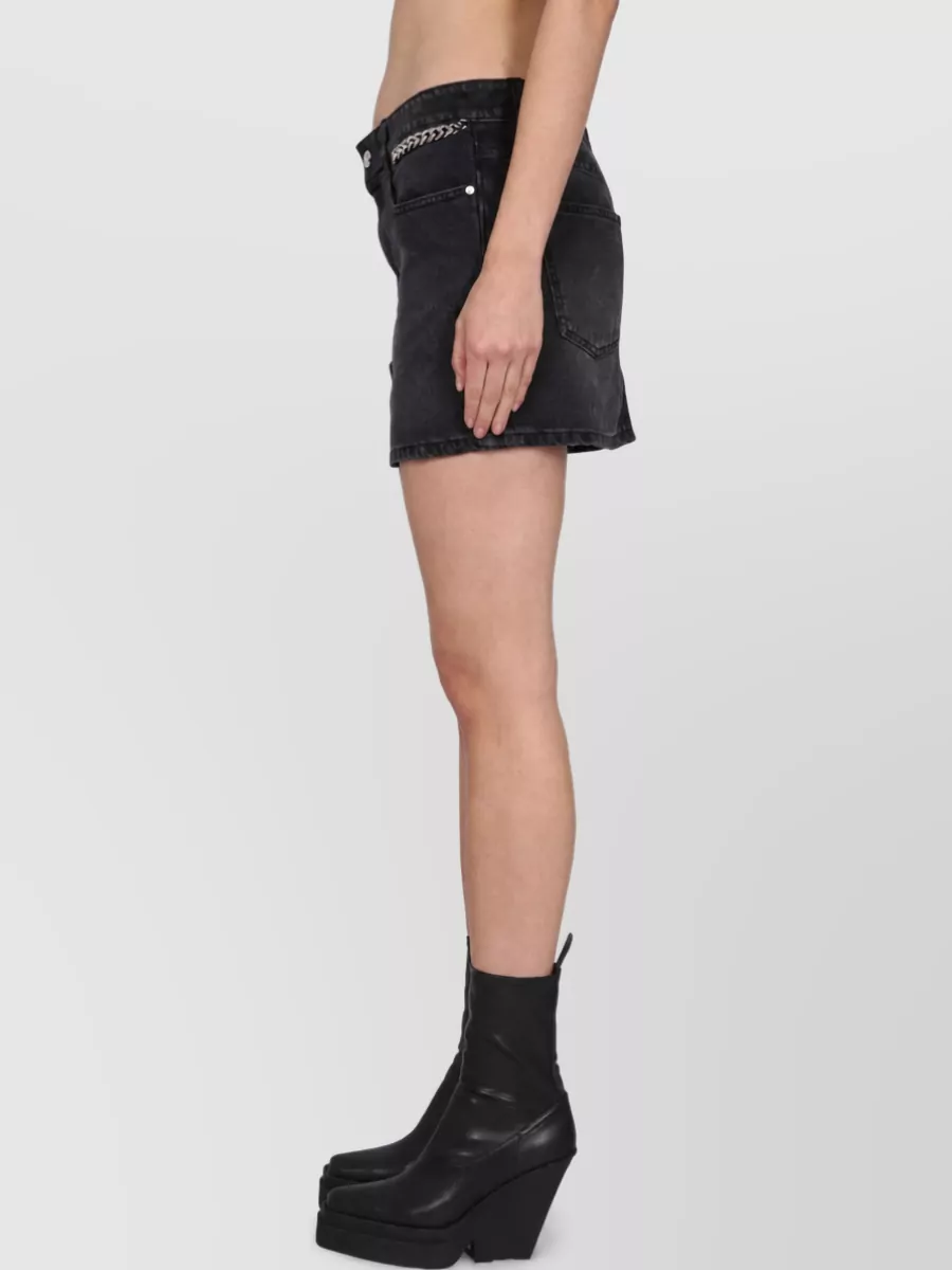 Stella Mccartney Metal Fitted Skirt