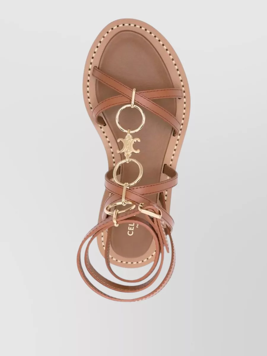 Celine Calf Leather Sandals