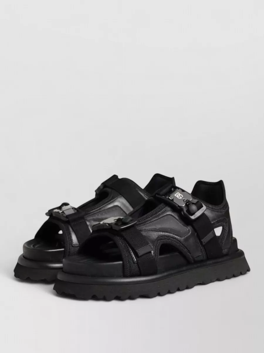 Dolce&Gabbana Leather Chunky Sandals