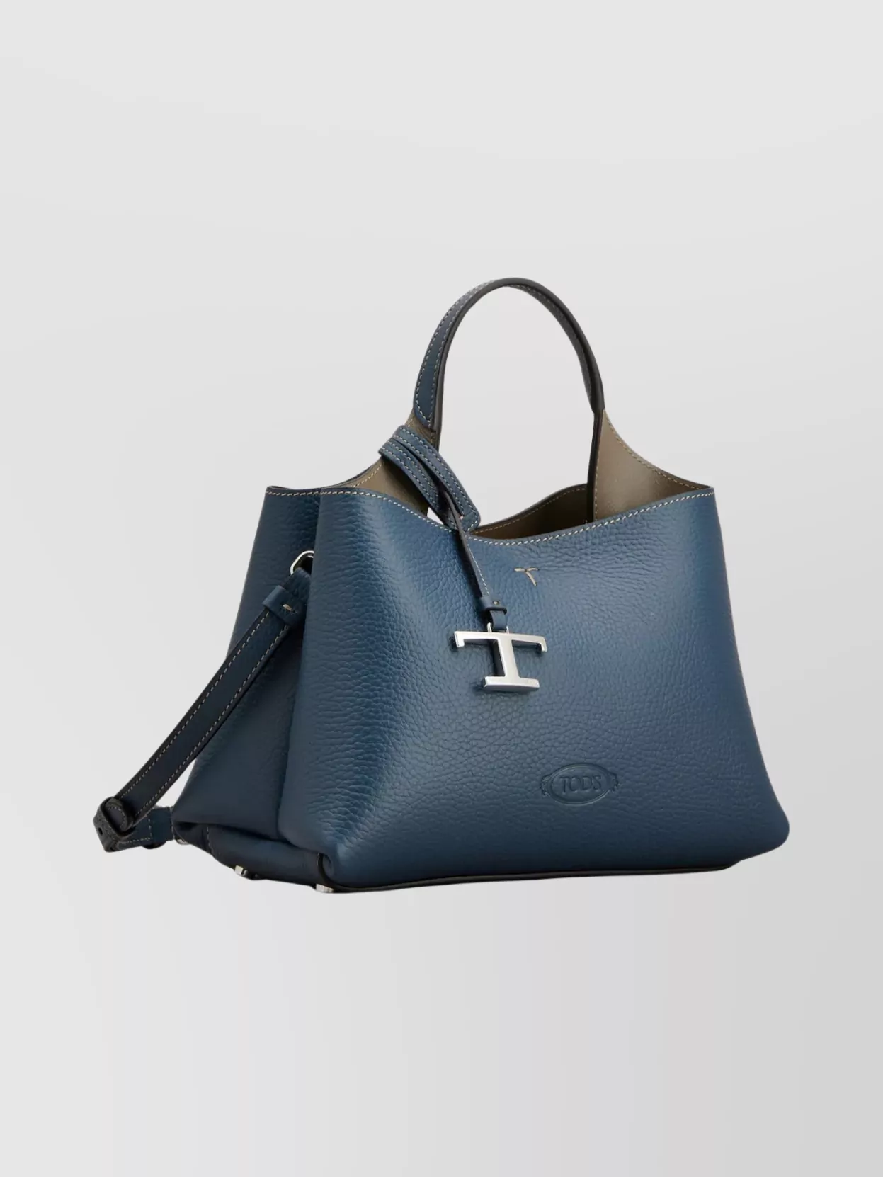 Tod's Leather Micro Clutch Bag Detachable Strap