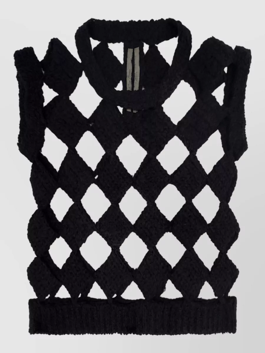 Rick Owens Cashmere silk crewneck tank top