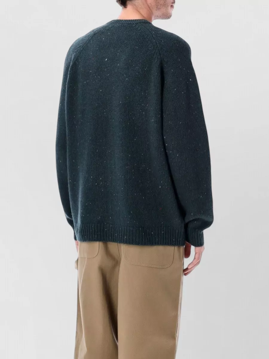 Carhartt Wip Wool Blend Anglistic Knit Raglan Sweater