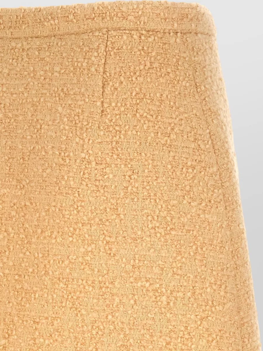 Valentino Garavani V Gold Skirt High Waist A Line