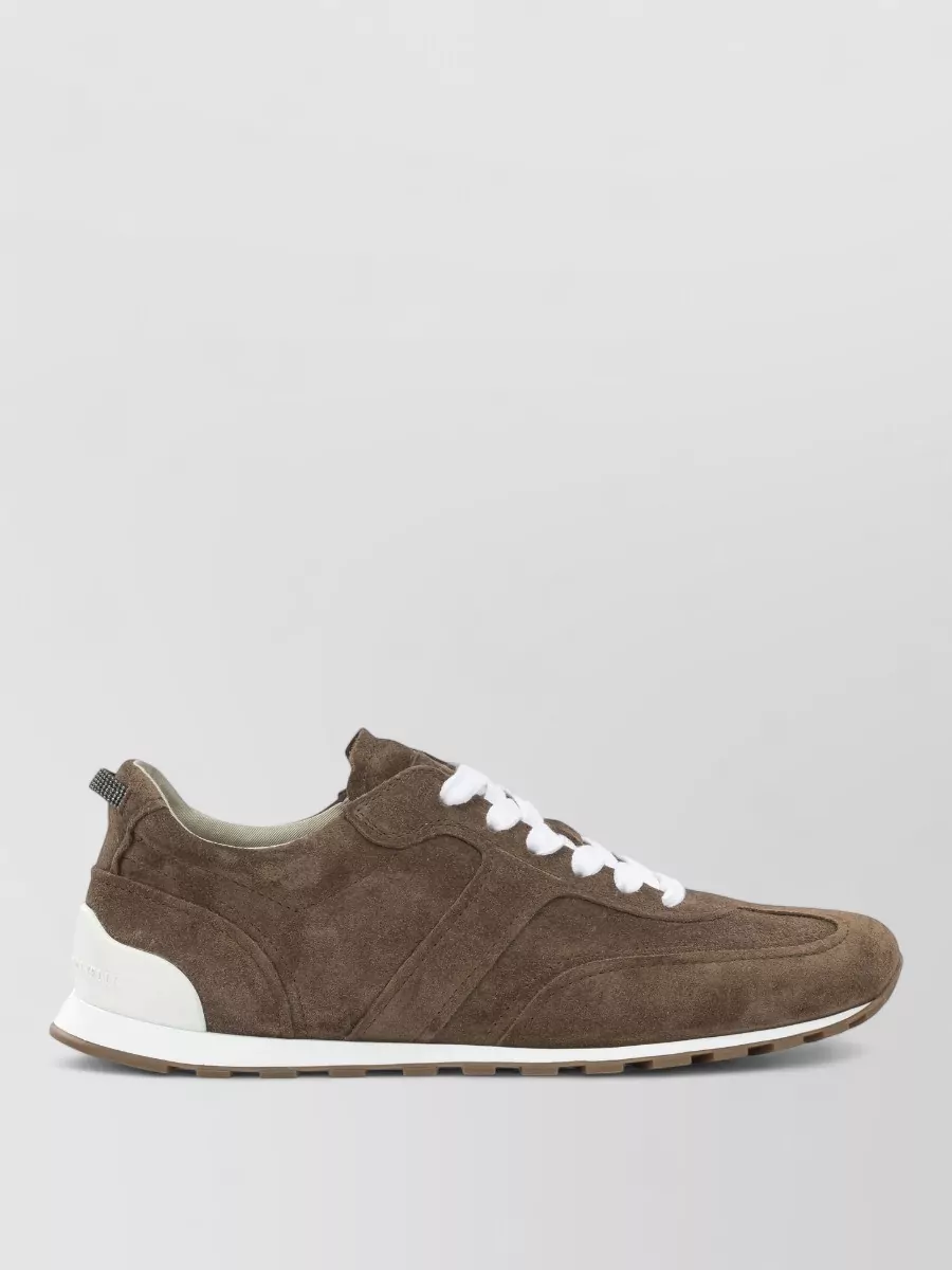 Brunello Cucinelli leather low-top sneakers