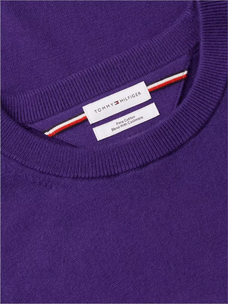 Tommy Hilfiger Cashmere Crew Neck Fine-Knit Jumper