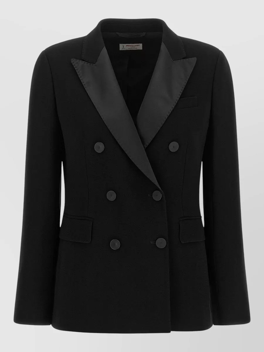 Alberto Biani striped double-breasted blazer