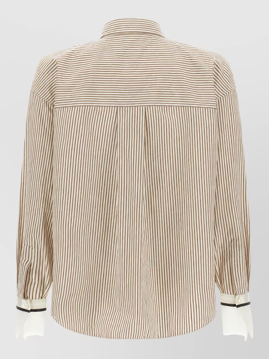 Brunello Cucinelli Striped Cotton Shirt