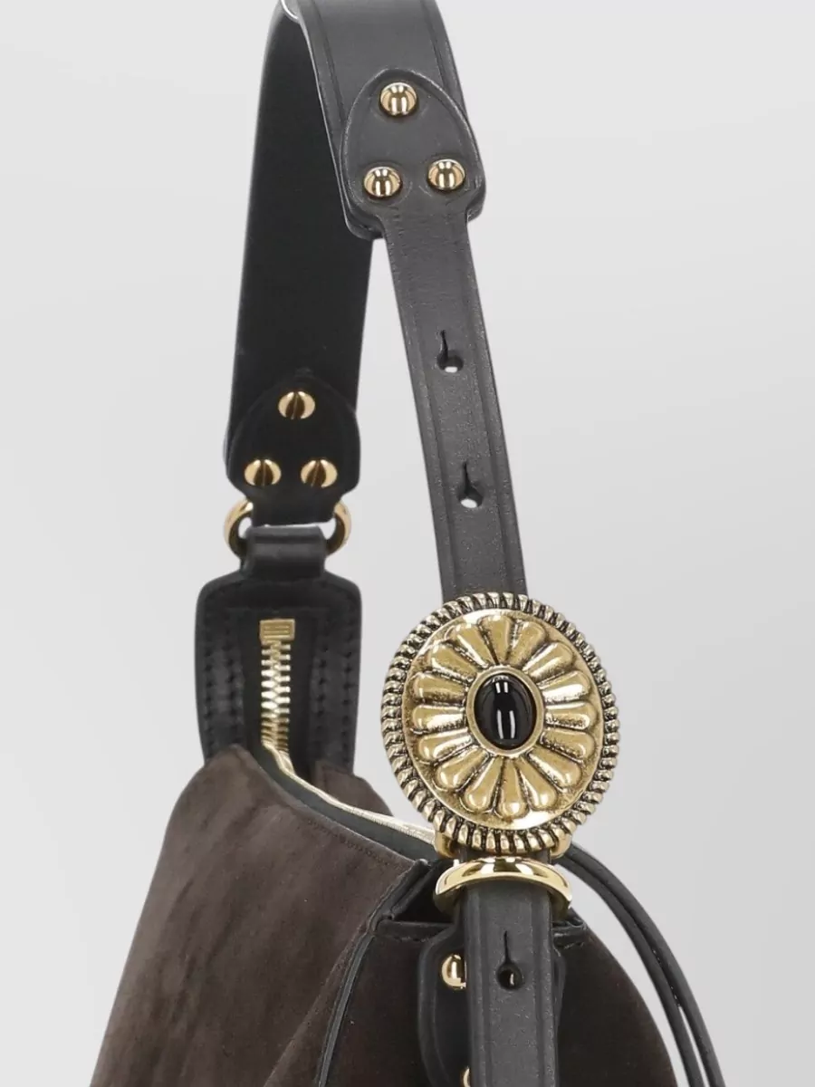 Etro Arnica Leather Clutch Bag