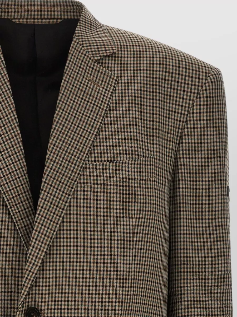 Balenciaga Single Breasted Blazer Notch Lapel Pockets