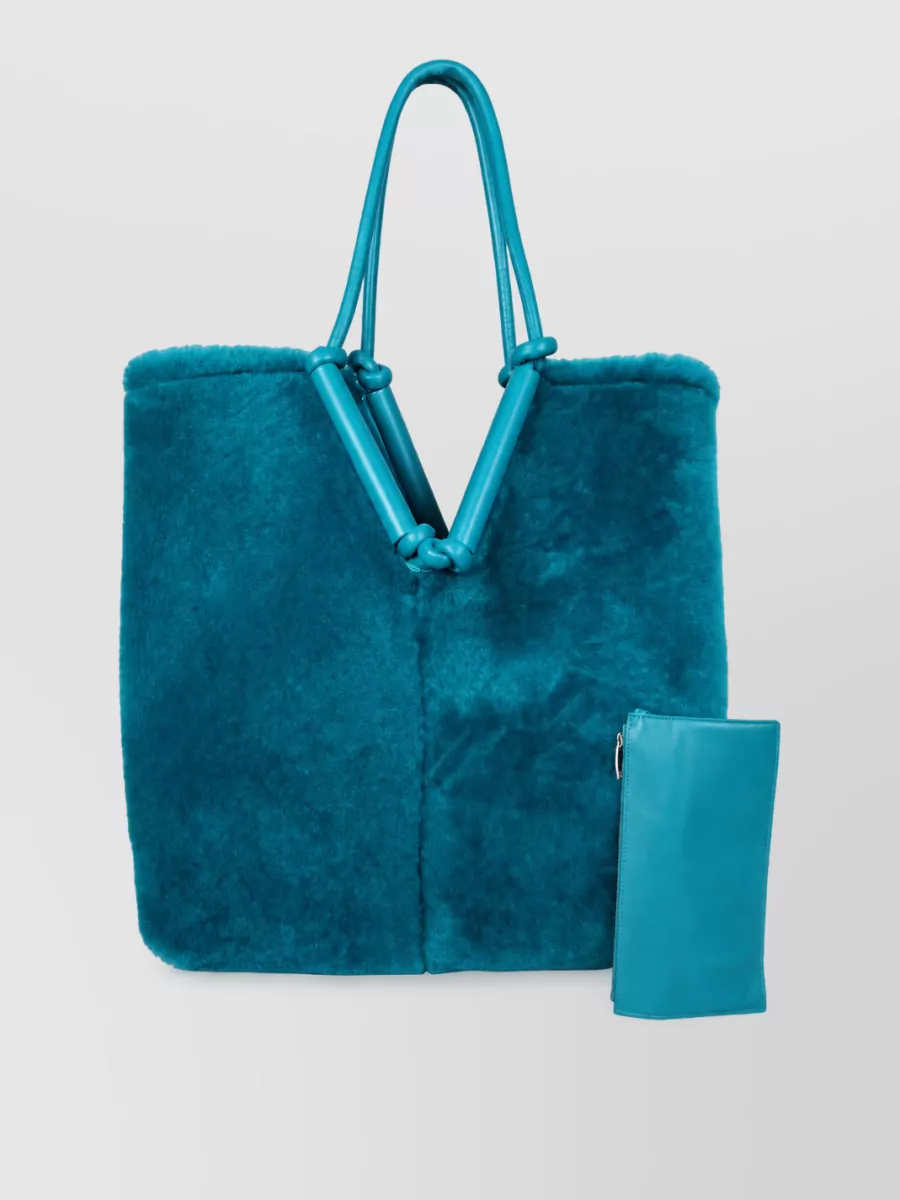 Bottega Veneta Na Shearling Tote Bag