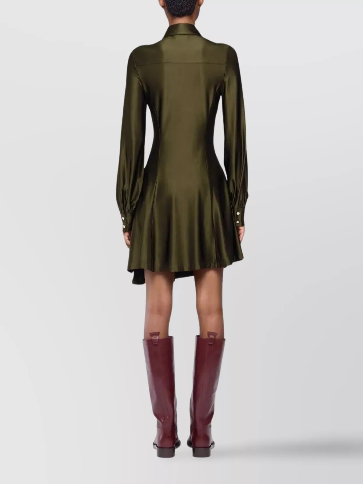 Paco Rabanne Asymmetrical Draped Short Dress
