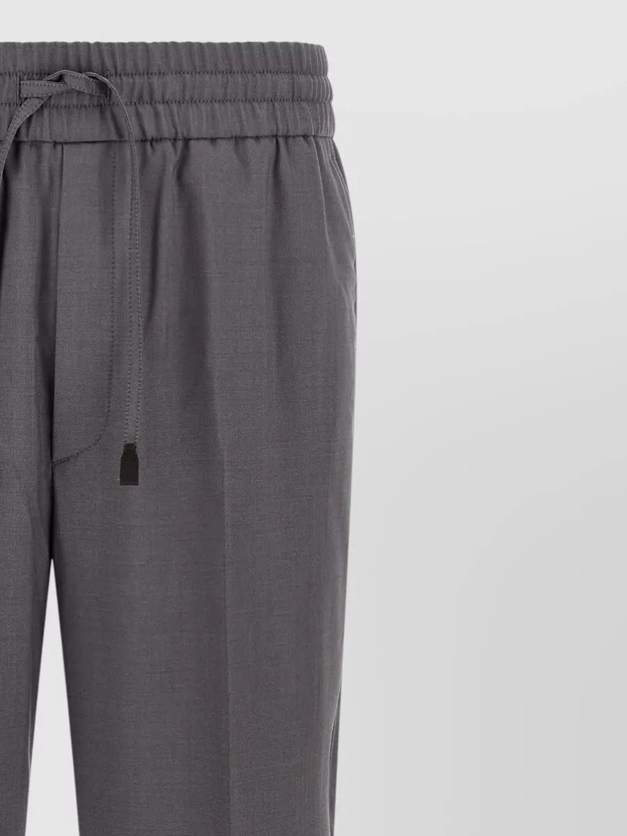 Brioni Wool Straight-Leg Trousers