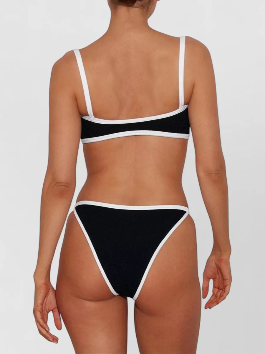 Hunza G Tyler Bikini Set Crinkled Texture Swimwear