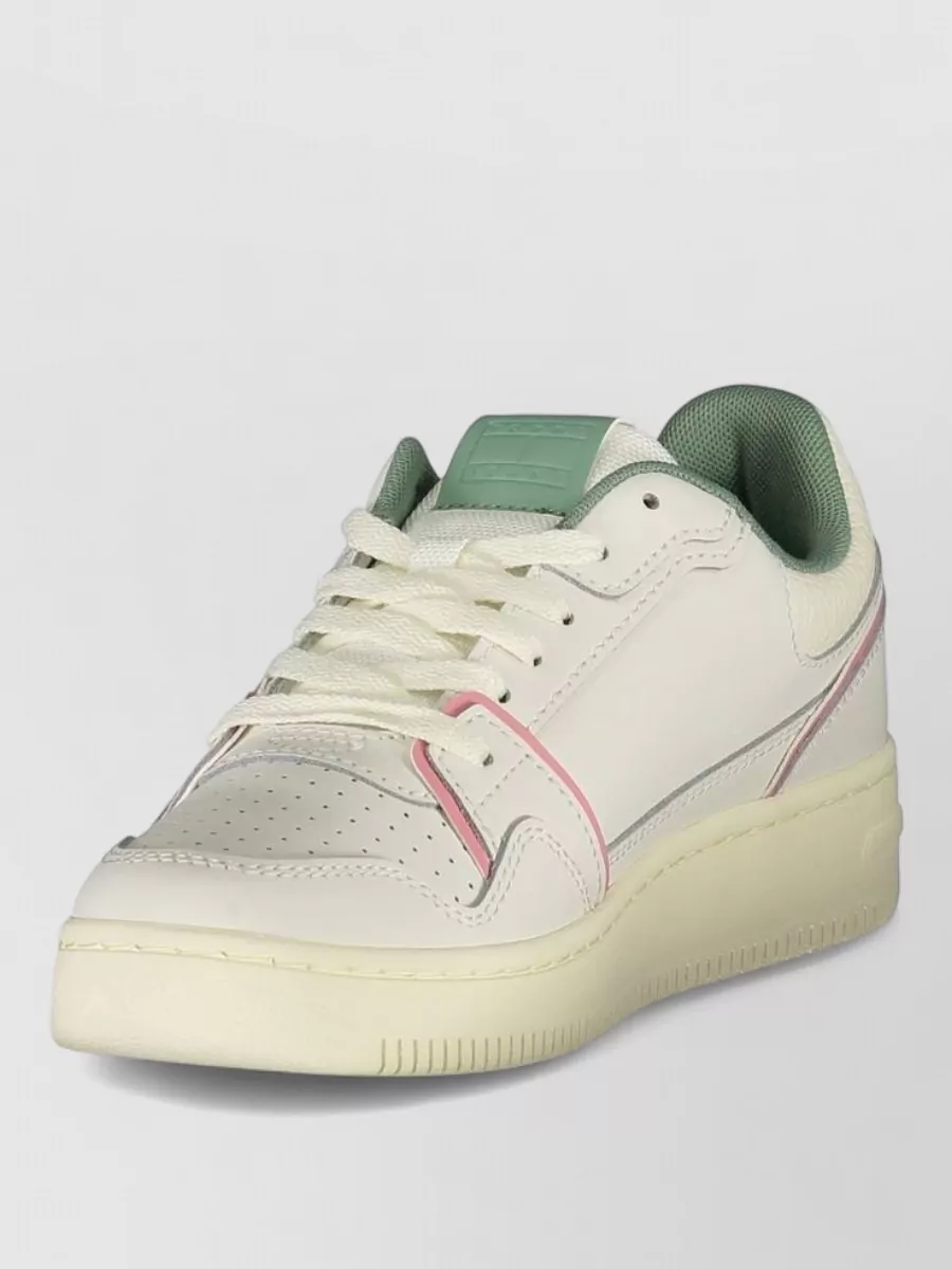 Tommy Hilfiger leather lace-up sneakers