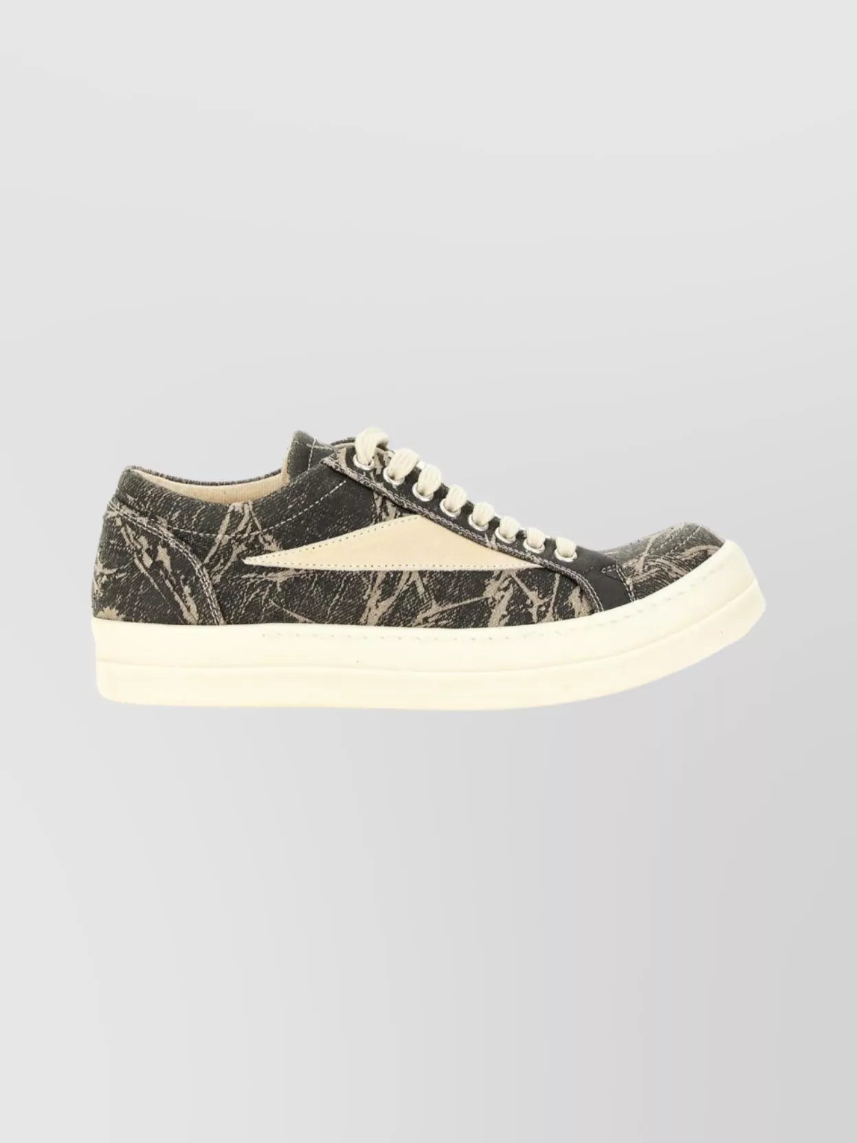 Rick Owens Drkshdw Canvas Low-Top Sneakers Rubber Sole