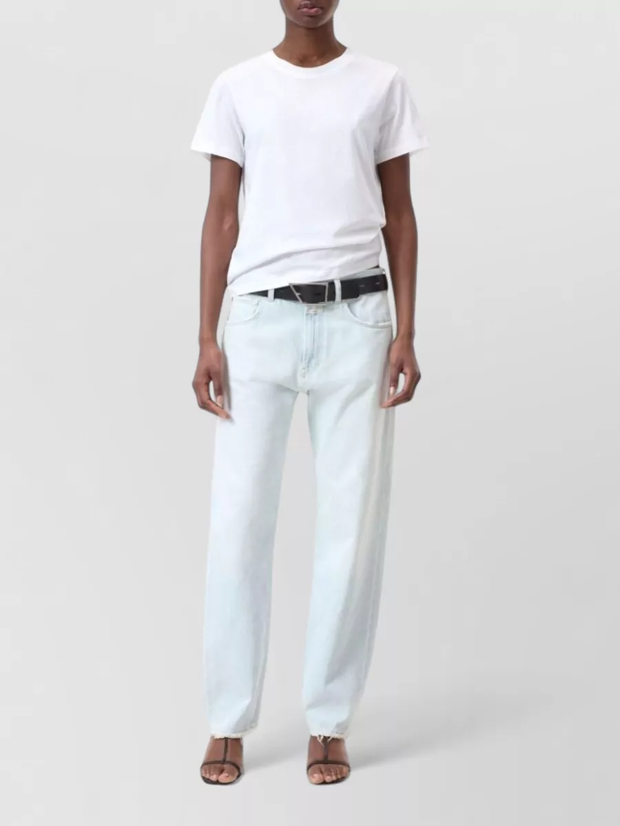 Closed Cotton Crew Neck Short-Sleeve T-Shirt