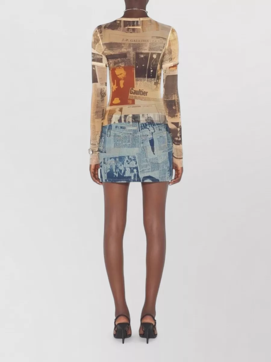 Jean Paul Gaultier Printed Top