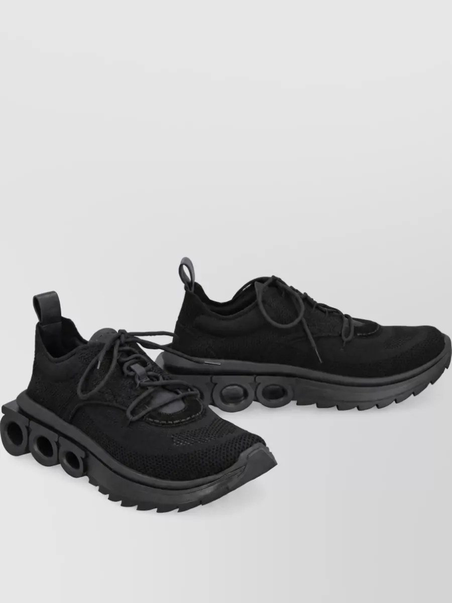 Ferragamo leather low-top sneakers