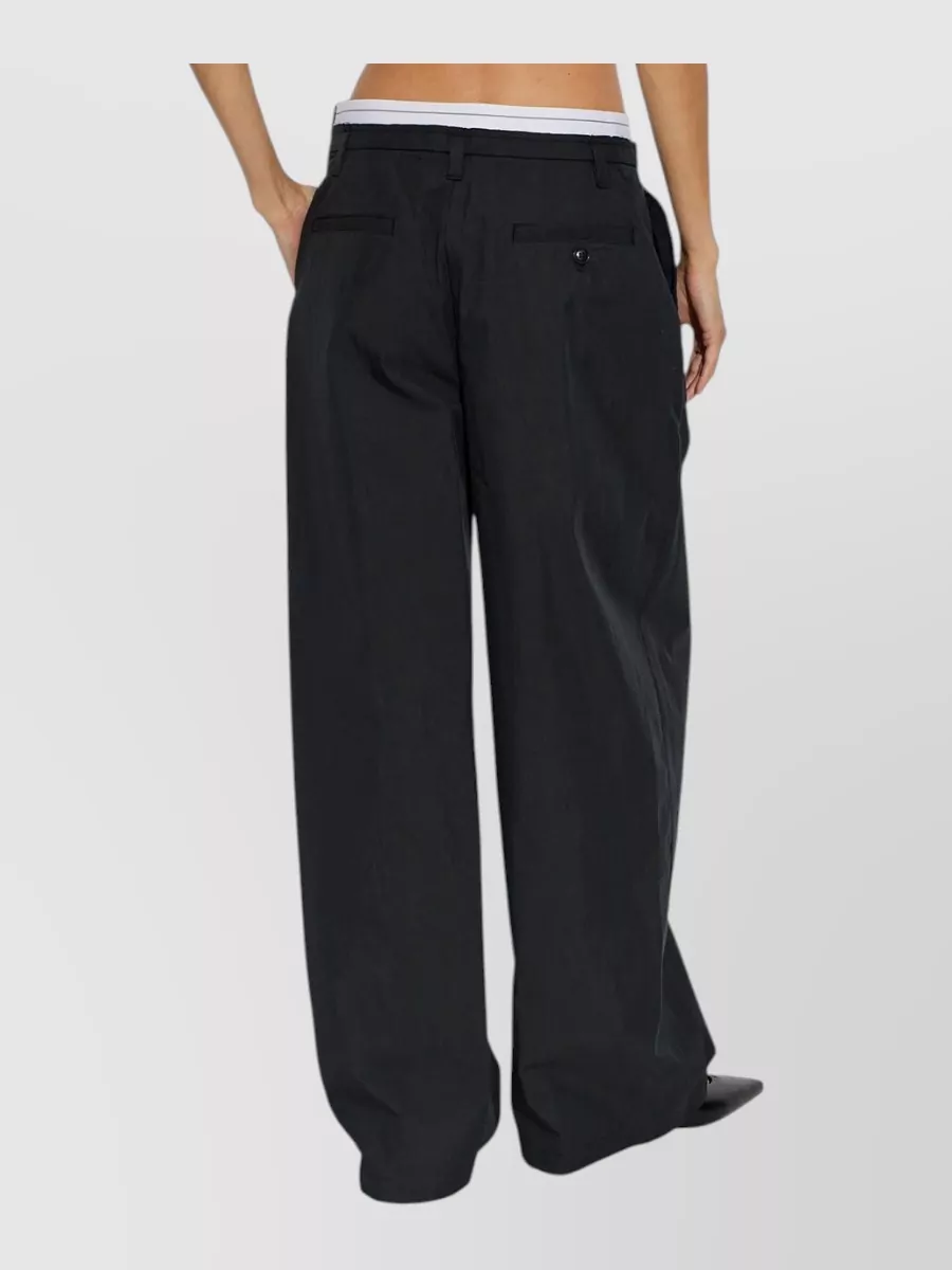 Alexander Wang High-Rise Wide-Leg Trousers