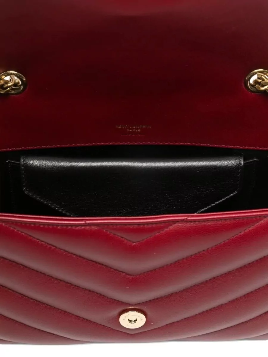 Saint Laurent Loulou Medium Leather Shoulder Bag