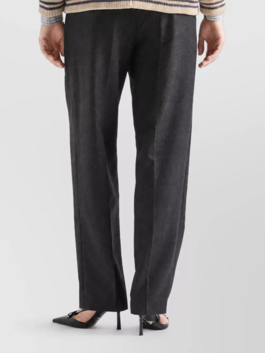 Prada High-Rise Tailored Trousers
