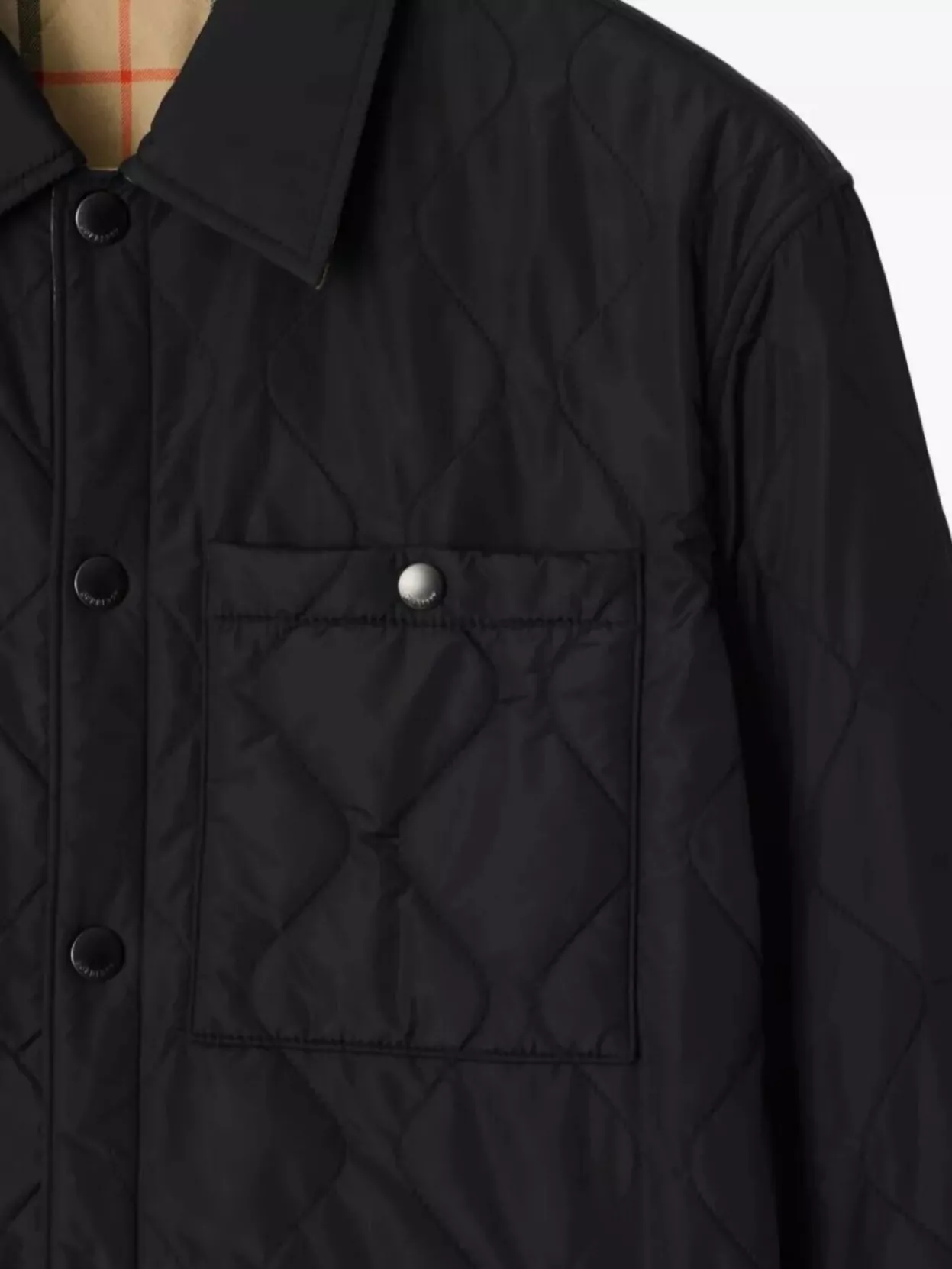 Burberry Reversible Quilted Nylon Overshirt